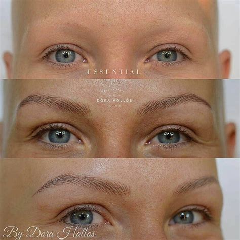 Light brown microblading eyebrows shapes - klopupload