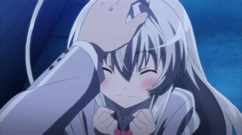 Anime Head Rub GIF - Anime HeadRub Cute - Discover & Share GIFs