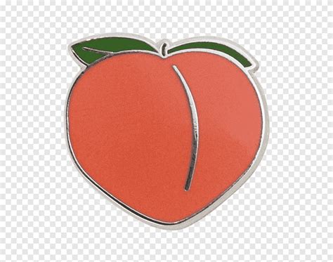 Emoji iPhone Peach Pin Fruit, Emoji, orange, heart png | PNGEgg