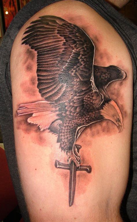 50 Eagle Tattoos: Symbolism, Culture and Design | Art and Design | Hand ...