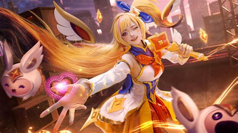 Star Guardian Seraphine cosplay or official splash art? | ONE Esports