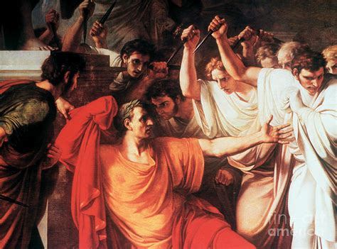 The Death of Julius Caesar Painting by Vincenzo Camuccini - Pixels