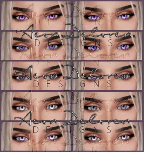 Purple Eyes IMVU Texture Pack - Etsy