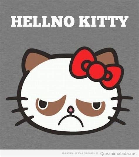 El Grumpy Cat se ha apoderado de Hello Kitty!