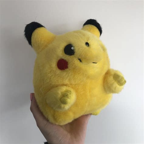 pikachu Pokémon 90s vintage plush soft toy.... - Depop