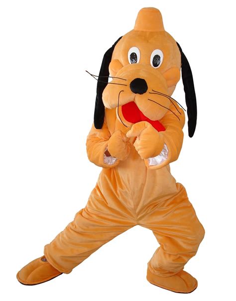 Cartoon Character Pluto dog Mascot costume Fancy Dress Halloween Party ...