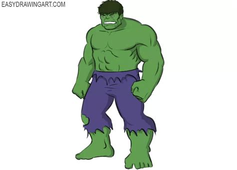 How To Draw Hulk Step By Step On Paper