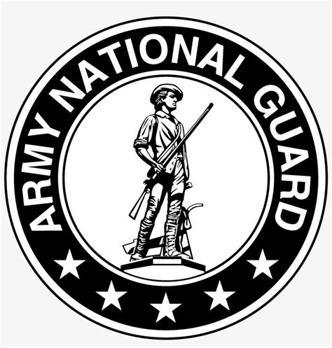 Army National Guard Logo Black And White - National Guard Flag - Free ...