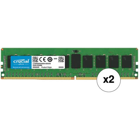 Crucial 16GB DDR4 2133 MHz RDIMM Memory Kit B&H Photo Video