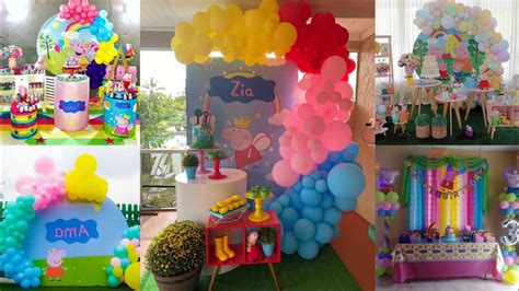 Most likely Peppa pig birthday decoration for baby party#Balloon ...