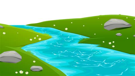 River Landscape Clipart Silhouette Png Transparent Background River ...