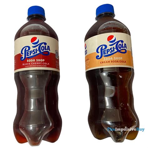 REVIEW: Pepsi-Cola Soda Shop Black Cherry and Cream Soda Colas - The ...