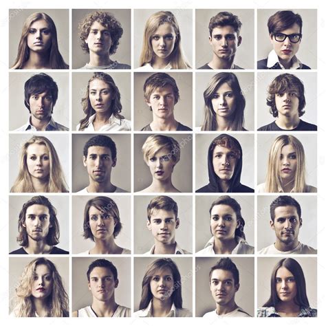 Many Faces — Stock Photo © olly18 #12389863