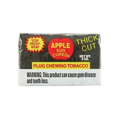 Order Apple Thick 2oz Plug Chewing Tobacco Northerner US