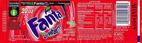 Pictures Blog: Red Fanta Label