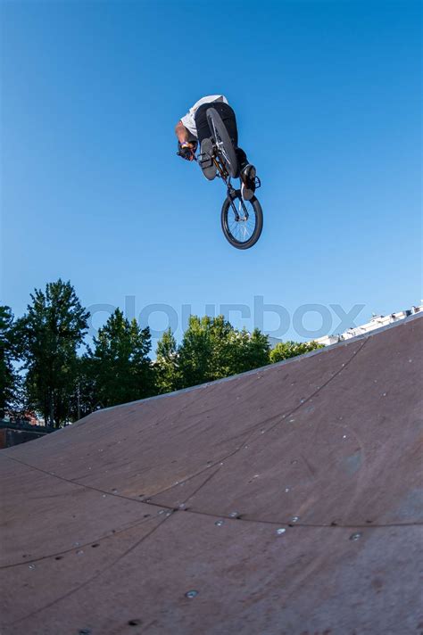 BMX Bike Stunt | Stock image | Colourbox