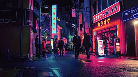 Japan Neon City Wallpapers - Top Free Japan Neon City Backgrounds ...