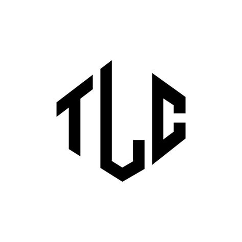 TLC letter logo design with polygon shape. TLC polygon and cube shape ...