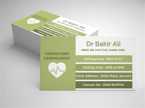 Cardiologist Visiting Card :: Behance