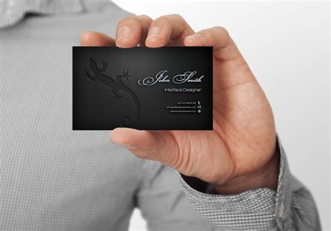 Leather Style Business Card on Behance