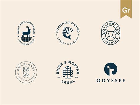 Elegant logo collection - Behance feature by Ahmed creatives on Dribbble