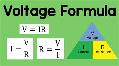 Formula For Voltage