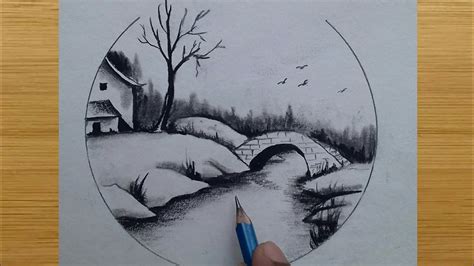 Beautiful Pencil Drawings Of Nature Easy - Easy Beautiful Nature ...