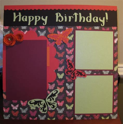 43 best Birthday scrapbook pages/layouts images on Pinterest ...