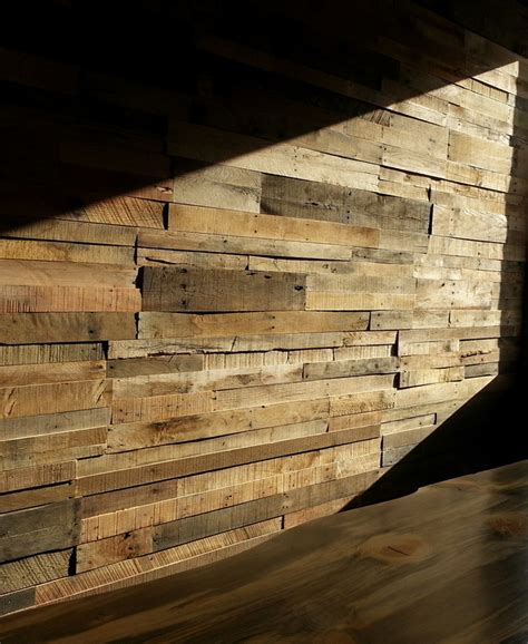 Authentic Reclaimed Pallet Wood Interior Wall Paneling