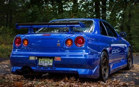 Download Nissan Skyline GTR R34 HD Wallpaper - GetWalls.io