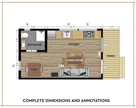 Small Cabin Loft DIY Build Plans 12' X 20' Tiny - Etsy