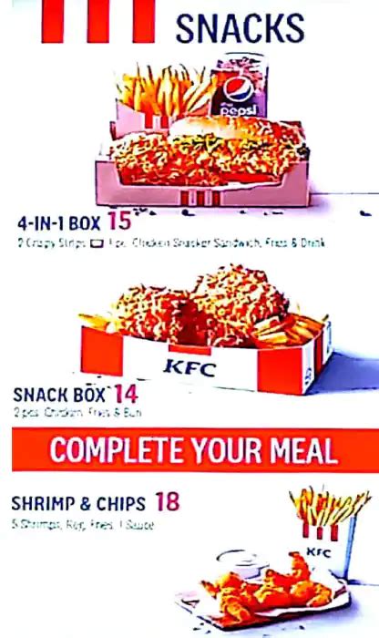 Kfc Snack Box Uae