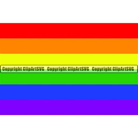 Gay Rainbow United States Flag LGBT Pride Freedom Rights Interest ...