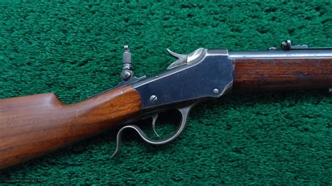 WINCHESTER BRITISH PROOFED LOW-WALL RIFLE IN 22 LONG RIFLE CALIBER