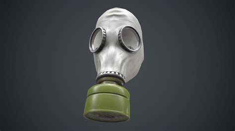 3D model GP-5 USSR gas mask white | CGTrader