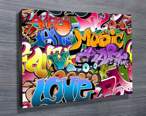 Graffiti Pop Art - Canvas Prints Australia