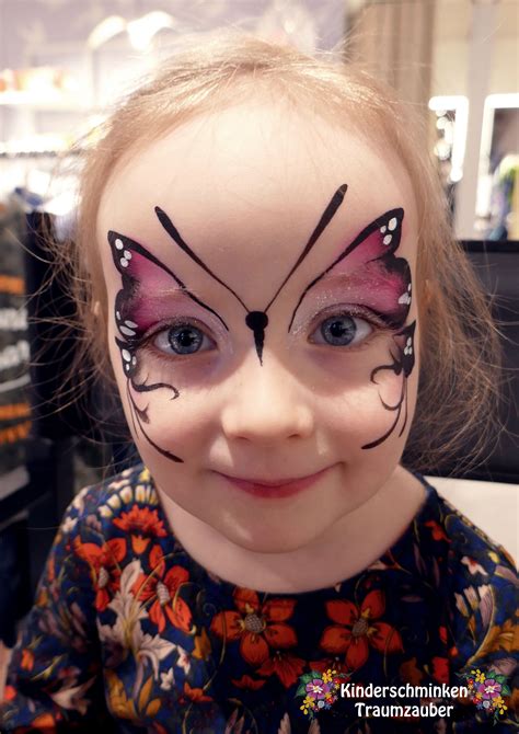 Easy Butterfly Face Painting