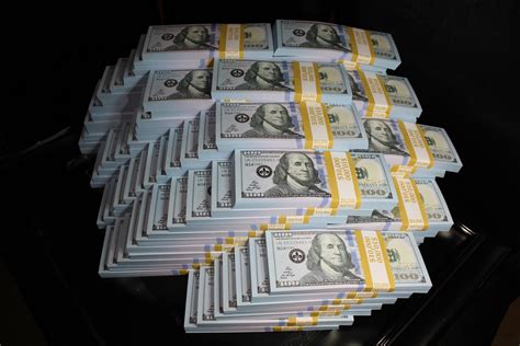 100,000 FULL PRINT Realistic Prop Money New Fake Dollar Bills REAL CASH ...