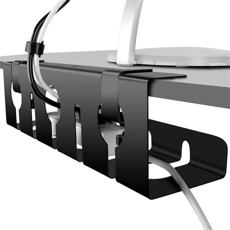 Buy Under Desk Cable Management Tray - No Damage to Desk, Perfect ...