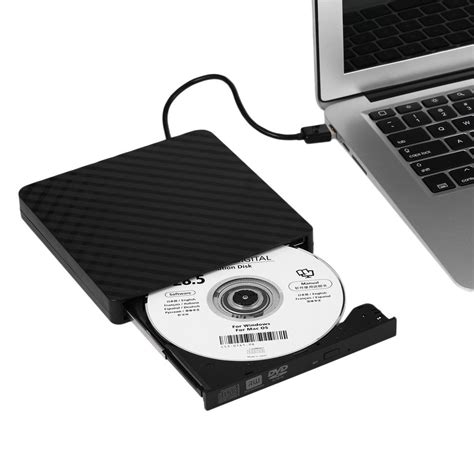 2018 NEW External DVD ROM Optical Drive USB 2.0 CD/DVD-ROM CD-RW Player ...