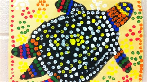 Art For Kids: Aboriginal-Inspired Dot Painting | ellaslist