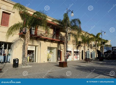 Streets of an Old Town.Larnaca - City on Southern Coast of Cyprus ...