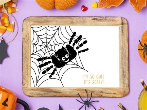 Halloween Spider Handprint Art | Halloween Craft For Kids | Teaching ...