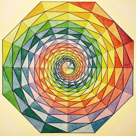 Fractal | Geometry art, Geometric drawing, Fractal art