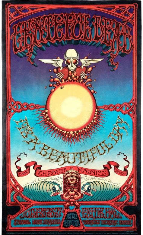 The Grateful Dead Vintage Concert Poster