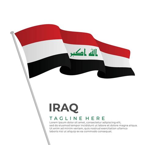 Template vector Iraq flag modern design 21017183 Vector Art at Vecteezy