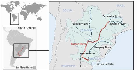 Location of Lower Parana Delta | Download Scientific Diagram