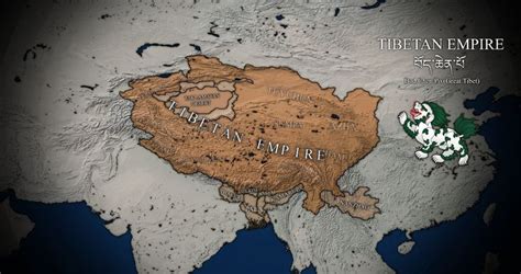 Tibetan Empire around 800 : MapPorn | Historical maps, Alternate ...