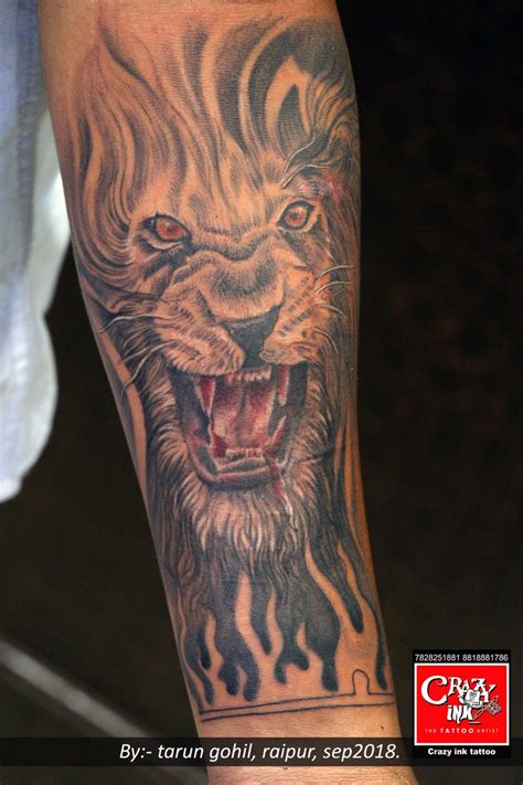 Lion Roar Tattoo