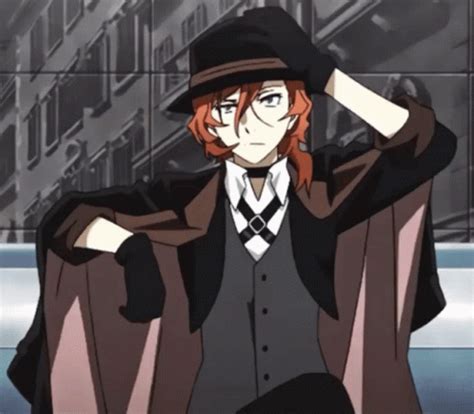 Bye Gif, Chuuya Nakahara, Mpreg, Bungo Stray Dogs, Animated Gif, Cool ...